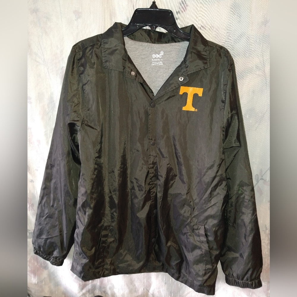 Gen 2 Tennessee Volunteers lined button down jacket size XL brown & orange